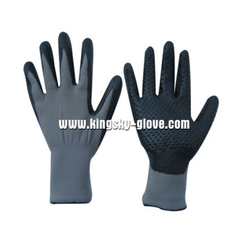 13G Polyester Liner Foam Latex Dotted Glove-5238